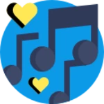 classic music player android application logo